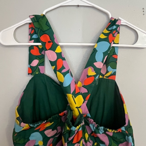 J. Crew Green Floral Dress - Picture 6 of 6